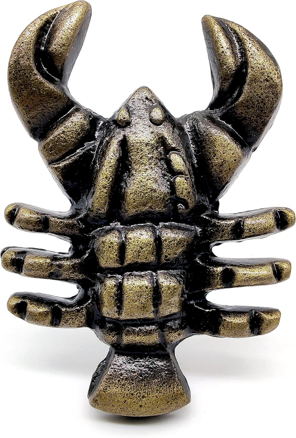 Handcrafted Cast Iron Lobster Knobs – Set of 2 Distressed Finish Drawer Pulls for Cabinets & Dressers - Image 5