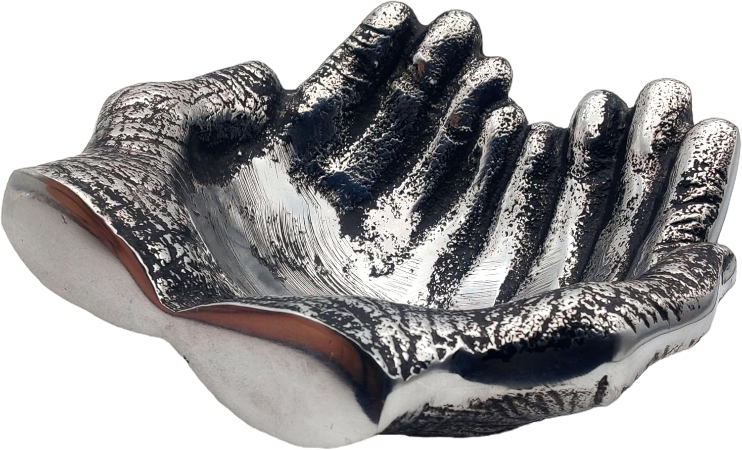 Hands Bowl with Antique Silver Finish for Keys, Decorative Home Accent for Entryway, Desk, or Living Room - Image 4
