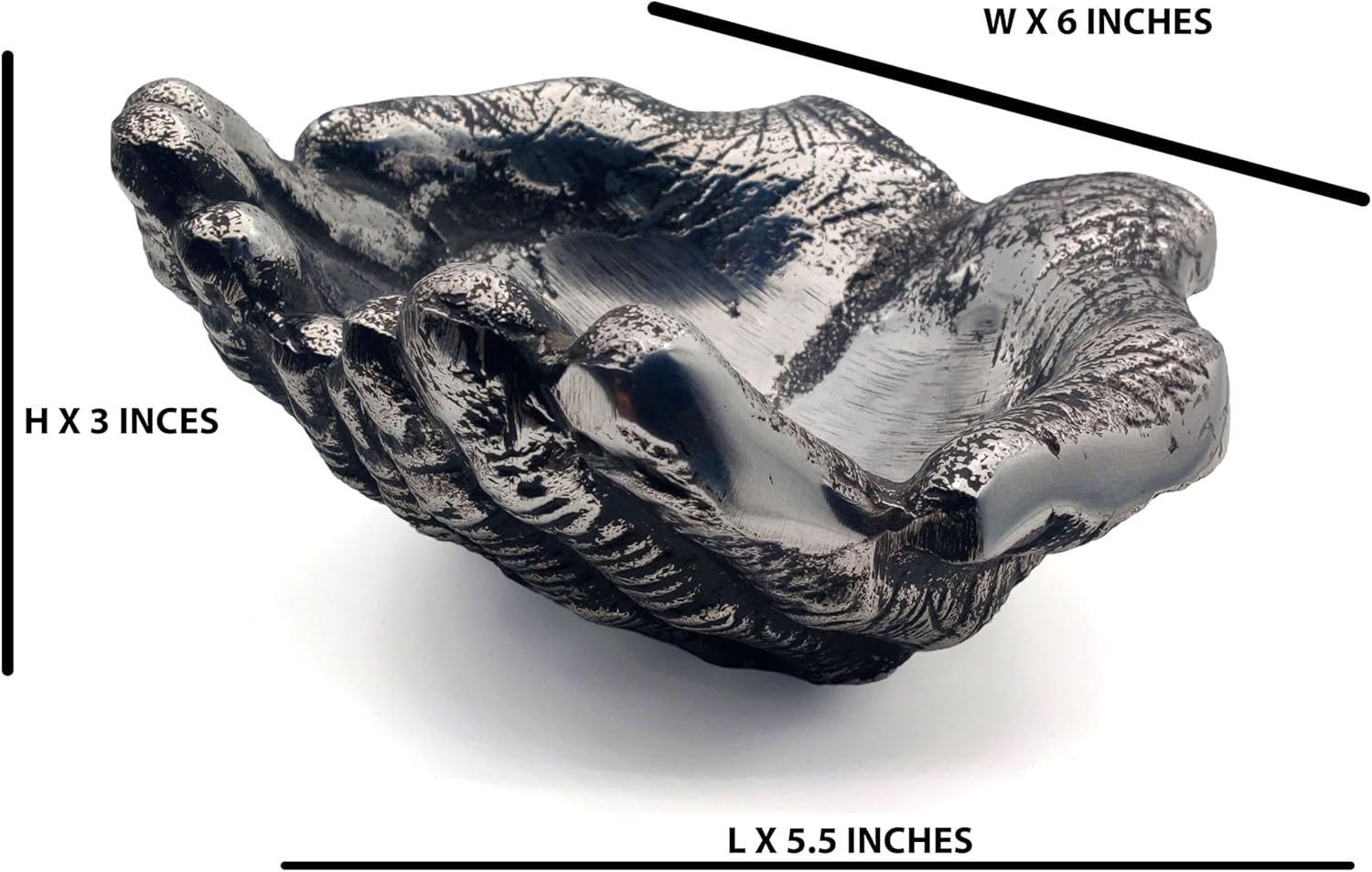 Hands Bowl with Antique Silver Finish for Keys, Decorative Home Accent for Entryway, Desk, or Living Room - Image 5