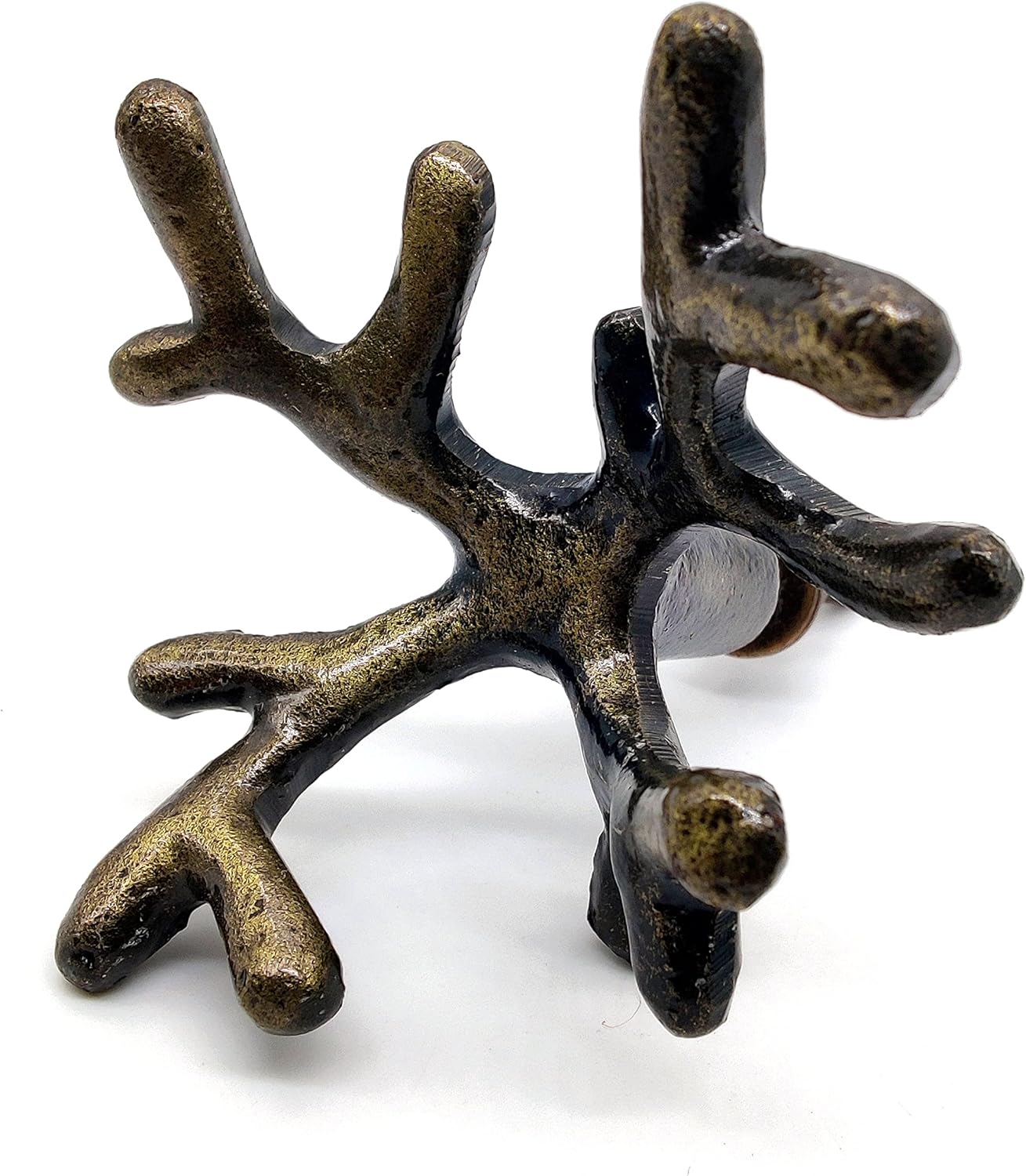 Coral Knobs – Pack of 2 Antique Iron Kitchen Cabinet Pulls & Bathroom Handles - Image 4