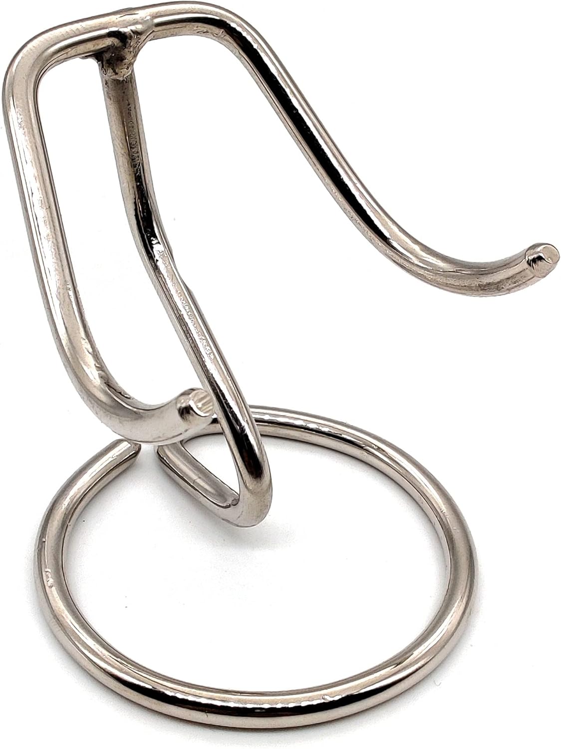 Heart Shaped Urn Stand in Chrome Finish for Keepsake Burial Urns and Memorial Displays - Image 2