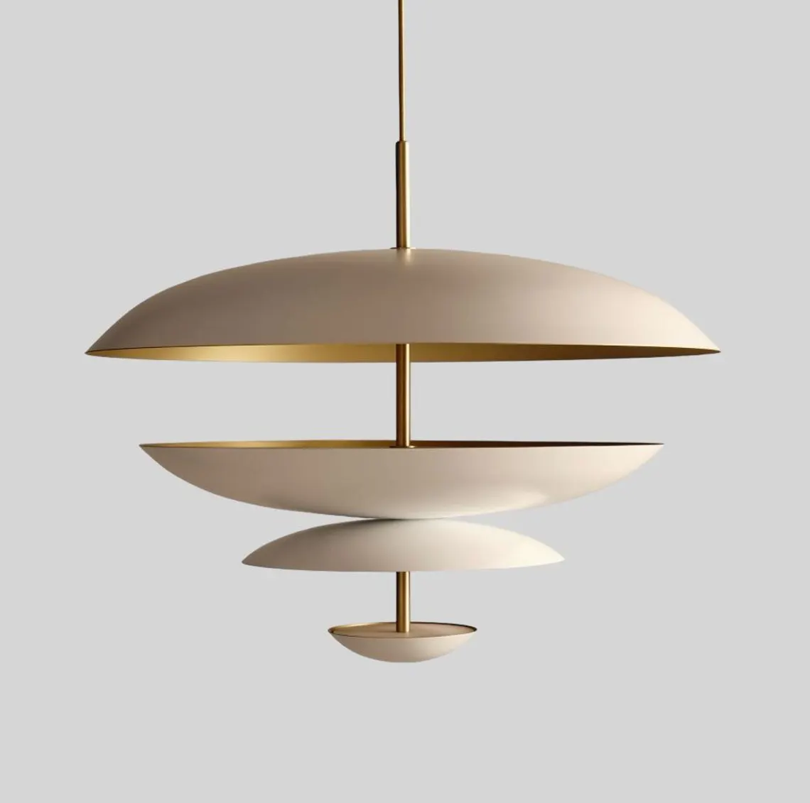 24 Inch Unique Metal & Brass Chandelier Light - Handcrafted Home Decor light fixture