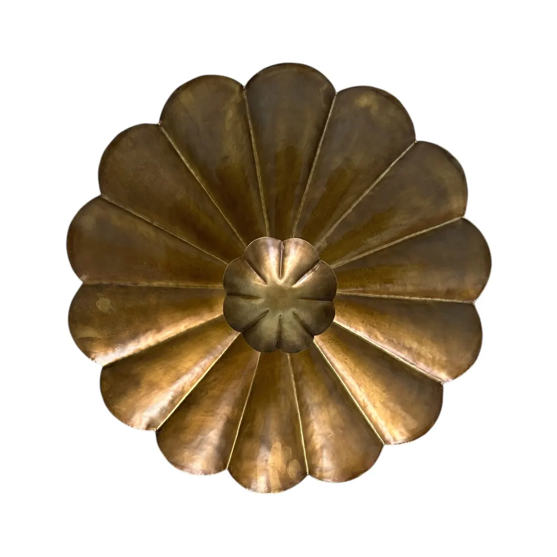 Handmade Brass Petal Pendant Light - Antique Finish Vintage Chandelier Light - Image 5