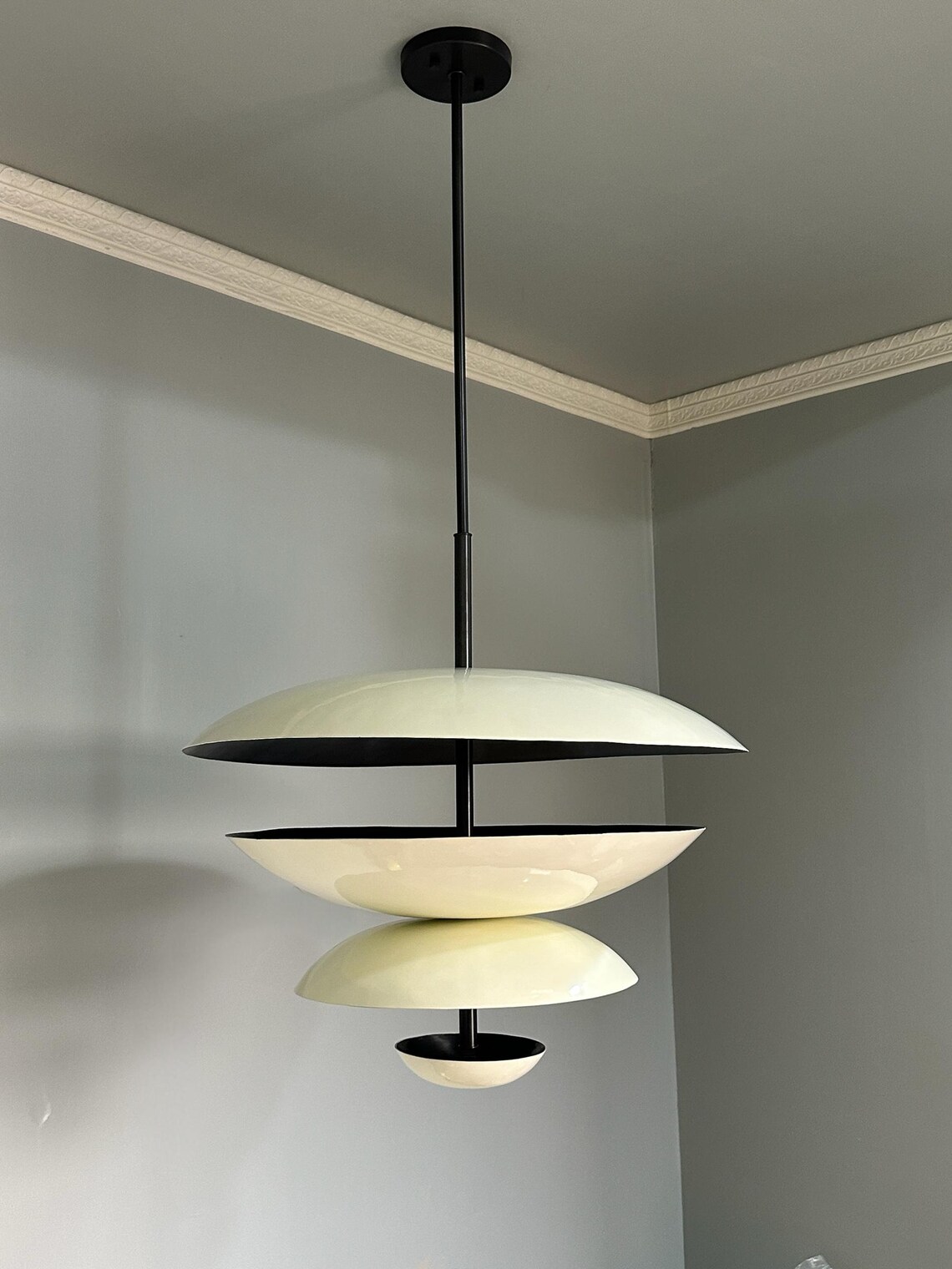 Custom Brass Chandelier Light - Handcrafted Home Decor light fixture - Image 2