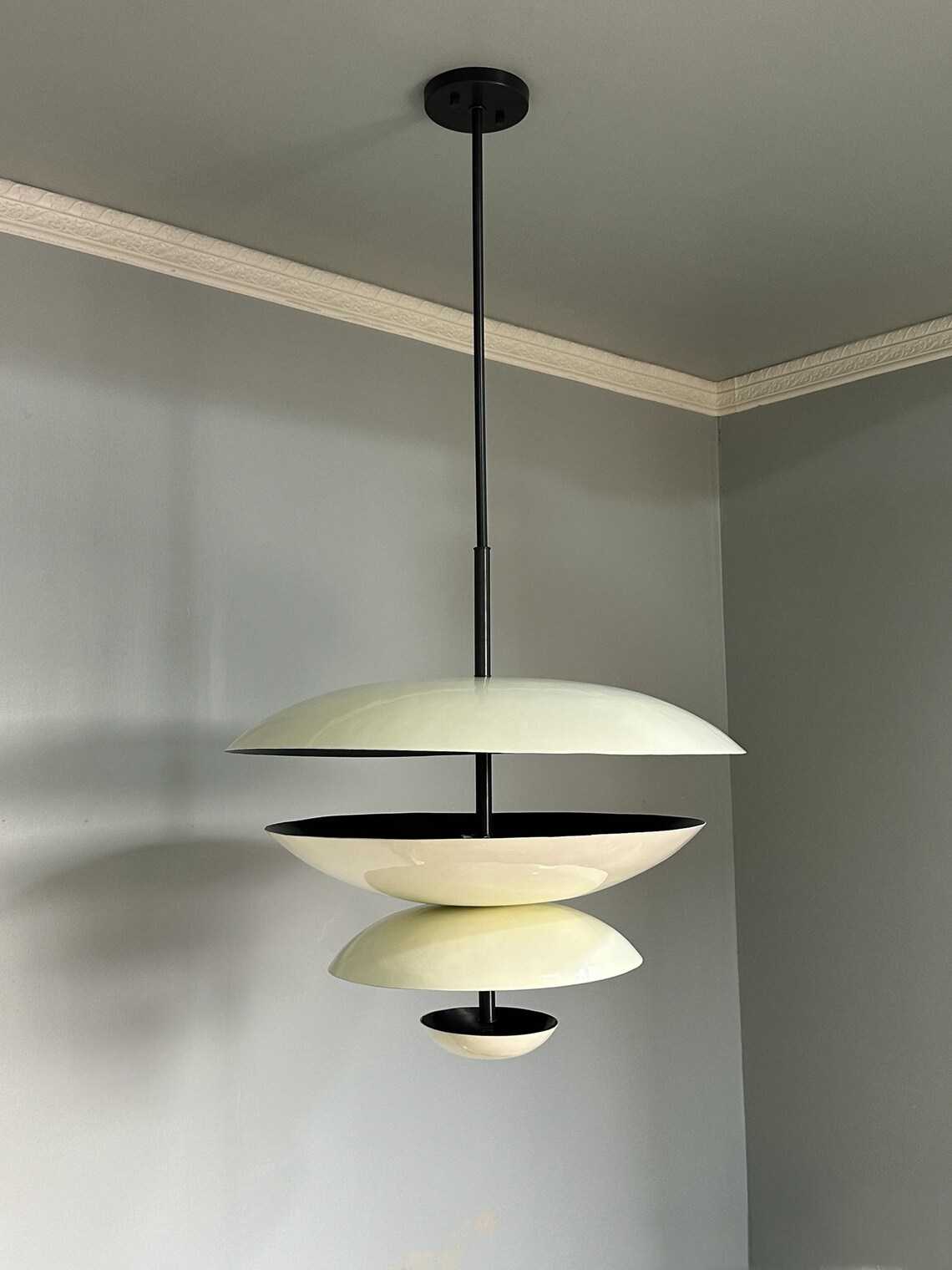 Custom Brass Chandelier Light - Handcrafted Home Decor light fixture - Image 4