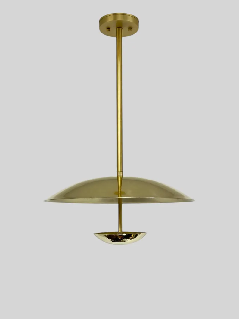 Pure Brass Chandelier Light Fixture - Elegant Chandelier - Home Decor Lighting